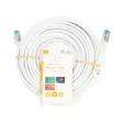 CAT6a nätverkskabel | S/FTP | RJ45 hane | RJ45 hane | 15.0 m | Snagless | Rund | LSZH | Vit | Label - Dator och nätverk - 5412810453061 - 66