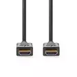 High Speed HDMI kabel med Ethernet | HDMI Kontakt | HDMI Kontakt | 4K@60Hz | ARC | 18 Gbps | 3.00 m | Rund | PVC | Svart | Låda - HDMI-kablar - 5412810455201 - 10