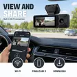 Dash Cam | 4K@30fps | 4 MPixel | 3.16 " | Wi-Fi | LCD skärm | Två kameror | Kabinutsikt kamera | GPS | Parkeringssensor | Rörelsedetektering | Nattseende | Svart - Bilkameror - 5412810478811 - 53