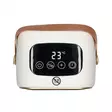 Keramiska PTC Värmefläkt | 900 / 1200 W | 2 Värmelägen | Justerbar termostat | Överhettningsskydd | Skydd för att ramla | Timer - Uppvärmning - 5412810481071 - 30