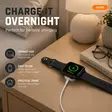 Trådlös laddare för smarta klockor | Apple / Samsung | 3 W | USB-C | 1.00 m | 1.0 A | 5 V DC | ABS / TPE | Vit - Nätladdare - 5412810482061 - 51