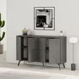 Konsolbord Hanah Home Dune Antracit Spånskiva 123x62,4x35 cm - Byråer och skåp - 8684283133871 - 4