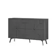 Konsolbord Hanah Home Dune Antracit Spånskiva 123x62,4x35 cm - Byråer och skåp - 8684283133871 - 1