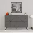 Konsolbord Hanah Home Dune Antracit Spånskiva 123x62,4x35 cm - Byråer och skåp - 8684283133871 - 3