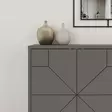 Konsolbord Hanah Home Dune Antracit Spånskiva 123x62,4x35 cm - Byråer och skåp - 8684283133871 - 5