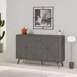 Konsolbord Hanah Home Dune Antracit Spånskiva 123x62,4x35 cm - Byråer och skåp - 8684283133871 - 2