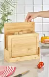 Skärbräda Hermia Wooden Trä Bambumaterial 5 Delar - Köksredskap - 8684283796151 - 3