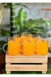 Glas Set Hermia Transparent Borosilikatglas 6 Delar - Serveringsfat - 8684283679171 - 2