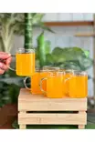 Glas Set Hermia Transparent Borosilikatglas 6 Delar - Serveringsfat - 8684283679171 - 3