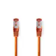 CAT6 Nätverkskabel | RJ45 hane | RJ45 hane | S/FTP | 0.50 m | Rund | LSZH | Orange | Label - Dator och nätverk - 5412810423651 - 1