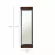 Chevalspegel Hanah Home Murano Valnöt Metall 50x170x3 cm - Speglar - 8683743270231 - 9
