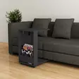 Sidobord Hanah Home Edi Antracit Spånskiva 37x60x45 cm - Sidobord och extrabord - 8681875277791 - 1
