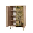 Förvaringsskåp Hanah Home Multibox Sonoma Ek Spånskiva 80x127x36 cm - Skåp och byråer - 8681875340891 - 6