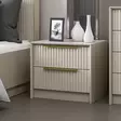 Sängbord Hanah Home Kale Luxe Sten Spånskiva 53x45x45 cm - Nattduksbord - 8683742567271 - 1