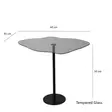Soffbord Hanah Home Dior Svart Härdat Glas 60x50x45 cm - Soffbord - 8683743040971 - 7