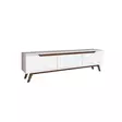 TV-bänk Hanah Home D1 794 Vit Valnöt Spånskiva 180x48,6x35 cm - TV-bänkar - 8681875460971 - 17