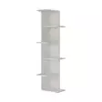 Bokhylla Hanah Home Saso Vit Spånskiva 37x141x24 cm - Bokhyllor - 8681181807361 - 2