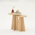 Nestingbord Hanah Home Mushroom Spånskiva Sapphire Oak 40x50x40 cm 30x45x30 cm - Sidobord och extrabord - 8683742112181 - 4