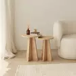 Nestingbord Hanah Home Mushroom Spånskiva Sapphire Oak 40x50x40 cm 30x45x30 cm - Sidobord och extrabord - 8683742112181 - 2