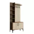 Hallmöbel Hanah Home Viyana D Valnöt Spånskiva 90x200x35 cm - Hallskåp - 8684283020881 - 6