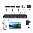 HDMI Switch | 5-Port port(s) | 5x HDMI Input | 1x HDMI Output | 4K@60Hz | 18 Gbps | Fjärrstyrd | Metall | Antracit - Videoväxlar och fördelare - 5412810320141 - 80