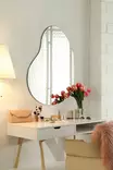 Spegel Hanah Home Glenia Silver Akryl Med MDF-Baksida 50x60 cm - Speglar - 8684282468851 - 2