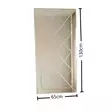 Spegel Hanah Home A306D Silver MDF 65x130 cm - Speglar - 8681875708301 - 7