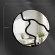 Dekorativ Spegel Wallity Silver Plexiglas EVA 48x48 cm - Speglar - 8684283980871 - 3