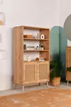 Bokhylla Hanah Home Hazeran Ek Massivt Trä 40x90x58 cm - Bokhyllor - 8683742868071 - 2
