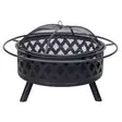 Hornet Premium Eldstad och Grill 91cm - Med Gnistgaller & Grillgaller - Trädgårdsgrillar och eldstäder - 6438168120591 - 1