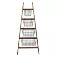 Hylla Hanah Home Miles Ek Spånskiva Metall 145x60x22 cm - Vägghyllor - 8684282608301 - 9