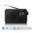 Bärbar FM-radio med Bluetooth® – Svart - Radioapparater - 8711902109341 - 1