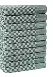 Kökshandduksset (10 stycken), grönt, 40 x 60 cm, mjukt, hållbart - Kökstextilier - 8683742885481 - 1