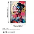 Glastavla Wallity Flerfärgad Härdat Glas 70x100 cm - Tavlor och ramar - 8684282137801 - 7