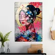 Glastavla Wallity Flerfärgad Härdat Glas 70x100 cm - Tavlor och ramar - 8684282137801 - 2