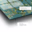 Glastavla Wallity Flerfärgad Glas 70x100 cm - Tavlor och ramar - 8683743269051 - 10