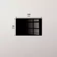 Glastavla Wallity Flerfärgad Glas 70x100 cm - Tavlor och ramar - 8683743269051 - 11