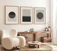 Inramad MDF-tavla Wallity Flerfärgad MDF 50x70 cm 3 Delar - Tavlor och ramar - 8684282340881 - 4