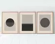 Inramad MDF-tavla Wallity Flerfärgad MDF 50x70 cm 3 Delar - Tavlor och ramar - 8684282340881 - 6