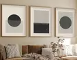 Inramad MDF-tavla Wallity Flerfärgad MDF 50x70 cm 3 Delar - Tavlor och ramar - 8684282340881 - 1