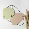 Väggklocka Wallity Grön Brun Metall Ø 58 cm - Väggklockor - 8683742882411 - 2