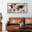 Väggdekor Metall Wallxpert World Map Large Flerfärgad Metall 120x60 cm 3 Delar - Dekorationer, prydnadsföremål - 8683743851591 - 4