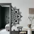Väggdekor Metall Wallity Berceste Svart Metall 160x81 cm - Dekorationer, prydnadsföremål - 8682870853911 - 2