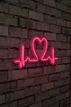 Led Väggdekor Wallity Love Rhythm Rosa Plast 51x21 cm - Ljussmycken och ljusfigurer - 8682870288591 - 3
