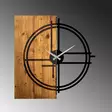 Väggklocka Wallity Wooden Clock Light Walnut/Svart Trä 56x3x58 cm - Väggklockor - 8683342261241 - 5