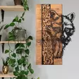 Väggdekor Trä Wallity Folivora Svart Trä 37x57,5 cm - Dekorationer, prydnadsföremål - 8683743680481 - 2