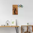 Väggdekor Trä Wallity Banksy Valnöt/Svart Trä 58x60 cm - Dekorationer, prydnadsföremål - 8683743027491 - 4