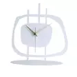 Dekorativ Klocka Aberto Design Pietra Vit Metall 21x23 cm - Väggklockor - 8683742881971 - 1