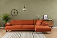 Hörnsoffa Atelier del Sofa Mustang Orange Polyester 274x174x83 cm - Soffor - 8683342846851 - 3