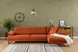 Hörnsoffa Atelier del Sofa Mustang Orange Polyester 274x174x83 cm - Soffor - 8683342846851 - 2